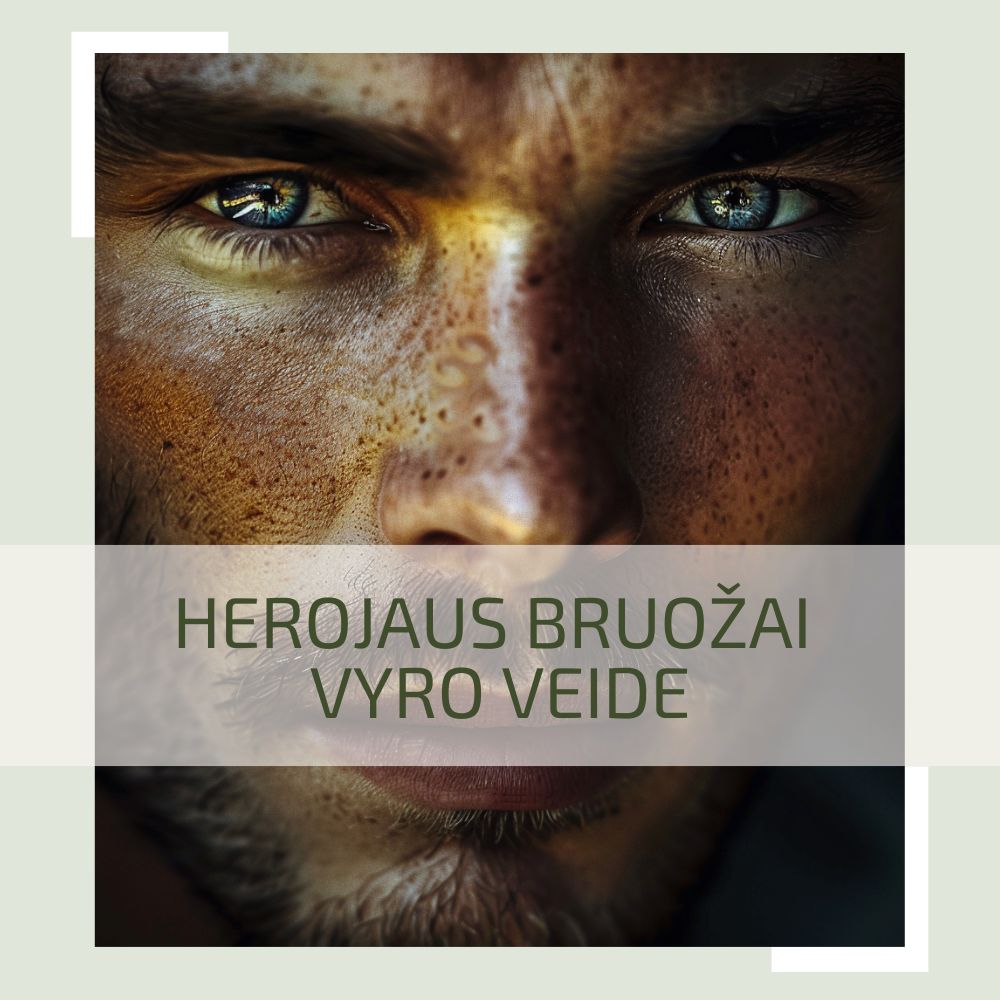 Veidoskaitos paskaita Herojaus bruožai vyro veide