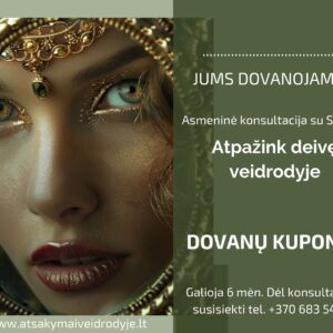 Dovanų kuponas asmeninei konsultacijai